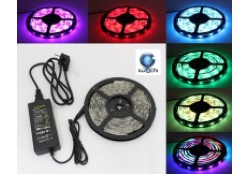 ชุดไฟริ้บบิ้น 5M RGB รุ่นไม่มีรีโมทย์ IWC-5050-SET-5M